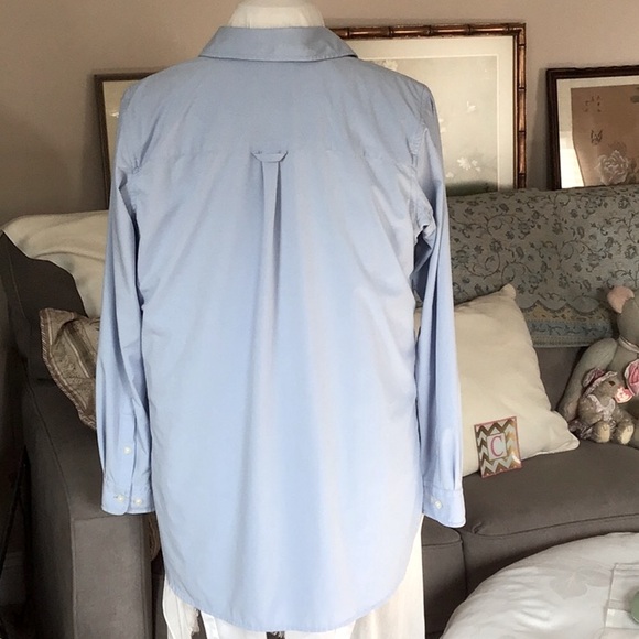 🐎 DULUTH Flexcellent Stretch Long Sleeve Longer Length Blouse - Picture 2 of 8